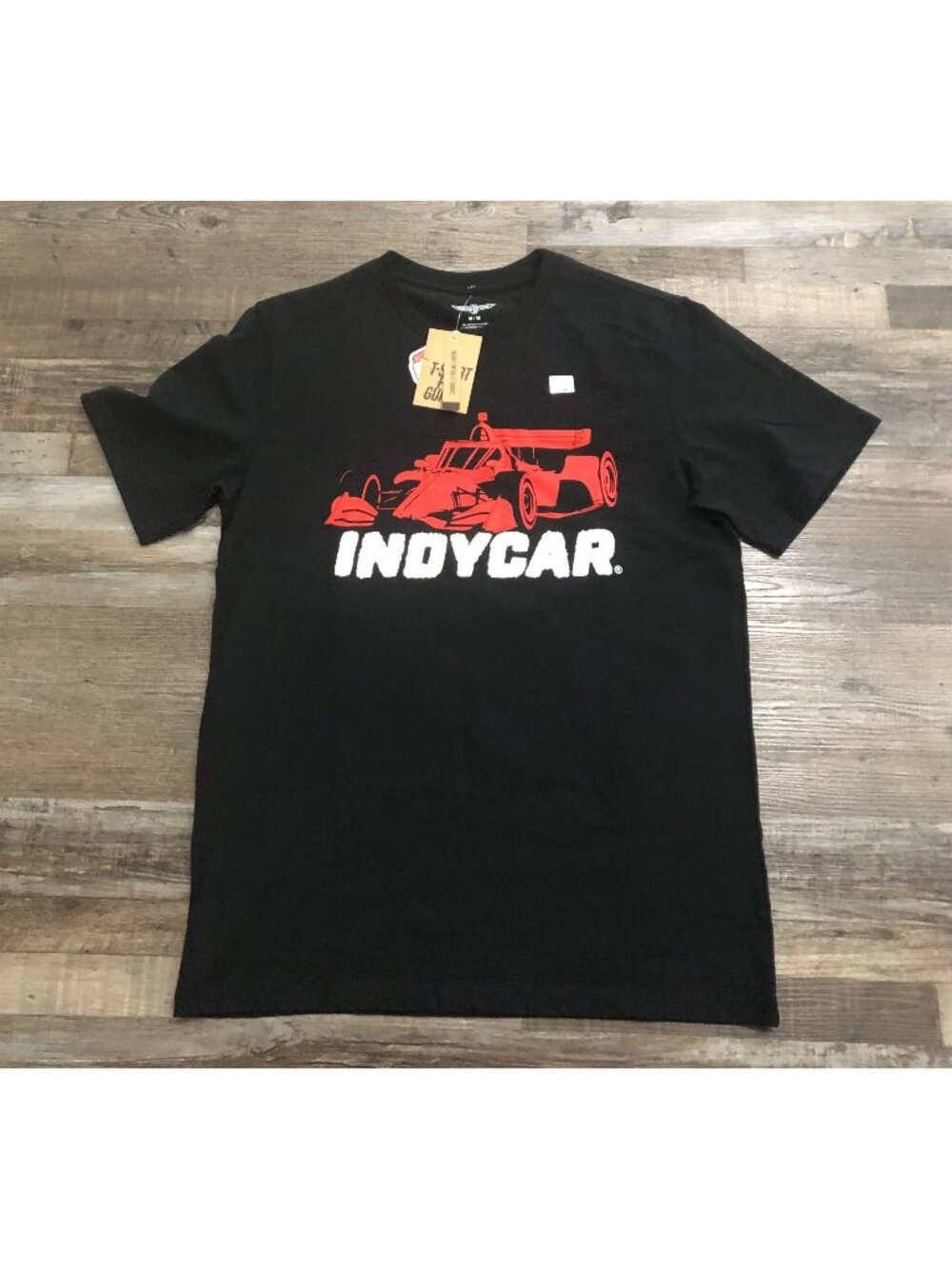 Indianapolis Speedway Mens Medium Indy Car Double Sided T Shirt New with Tags